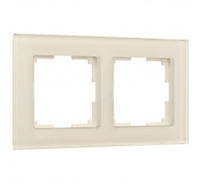 Рамка на 2 поста Werkel Favorit молочный W0021141 4690389183409