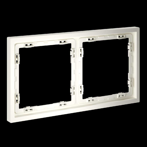 Рамка пластиковая S70 на 2 пост, (хлопок) Voltum VLS100213