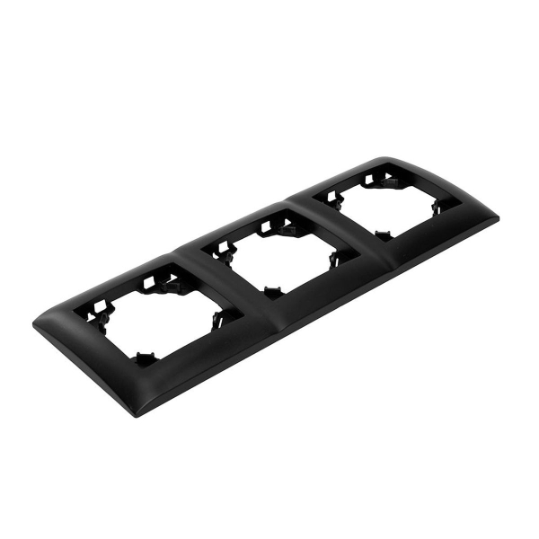 Рамка 3-постовая Stekker Эрна Элегант черный PFR00-9013-03 49663