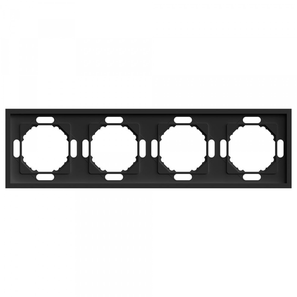 Рамка 4-постовая Stekker Эмили черный уголь PFR00-5004-05 49861 Рамка 4-постовая Stekker Эмили черный уголь PFR00-5004-05 49861