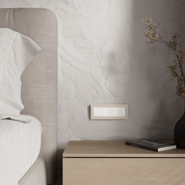 Рамка Werkel Split на 3 поста айвори/белый W0033066 4690389206078