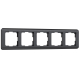 Рамка на 5 постов Werkel Stream графит W0052104 4690389162510
