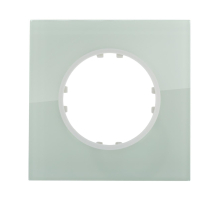 Рамка LK Studio 1-постовая квадрат из натурального светлого стекла Vintage 884111-1