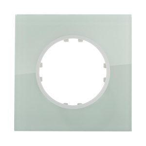 Рамка LK Studio 1-постовая квадрат из натурального светлого стекла Vintage 884111-1