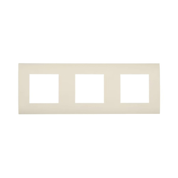 Рамка LK Studio 3-постовая (бежевый) LK45 854301-1 Рамка LK Studio 3-постовая (бежевый) LK45 854301-1