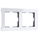 Рамка Werkel Acrylic на 2 поста белый W0022701 4690389184840