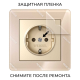 Рамка Werkel Acrylic на 1 пост айвори W0012743 4690389186271