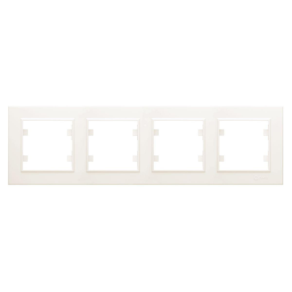 Рамка Makel 4-м Karea горизонт. крем. 56010704