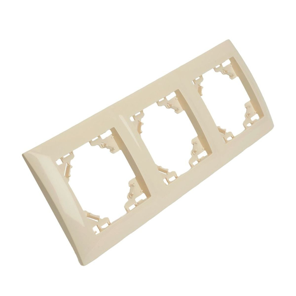 Рамка 3-постовая Stekker Эрна Элегант слоновая кость PFR00-9013-02 49668