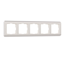 Рамка на 5 постов Werkel Stream перламутровый W0052113 4690389162534