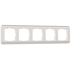Рамка на 5 постов Werkel Stream перламутровый W0052113 4690389162534