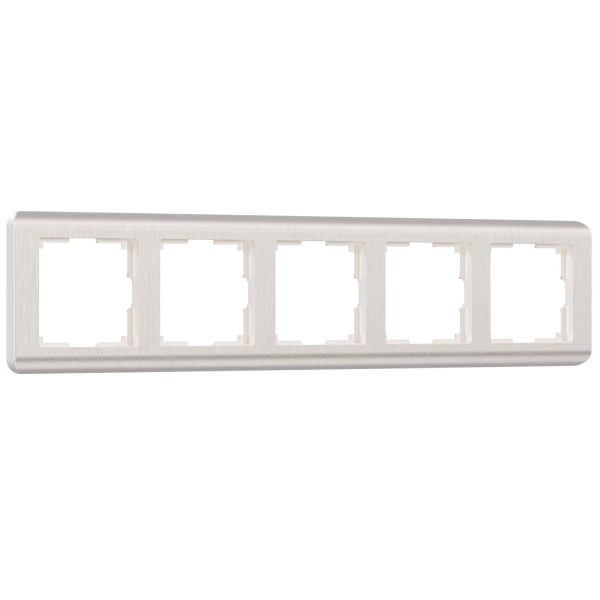 Рамка на 5 постов Werkel Stream перламутровый W0052113 4690389162534