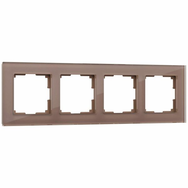 Рамка на 4 поста Werkel Favorit латте W0041142 4690389183454