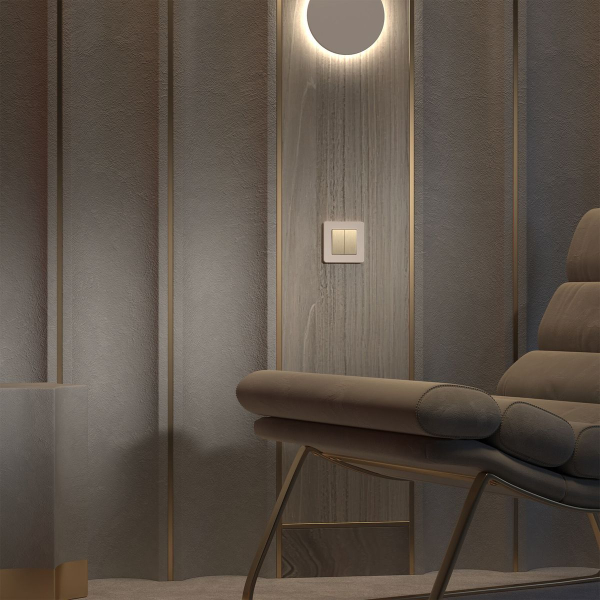 Рамка Werkel Split на 1 пост айвори/белый W0013066 4690389206016