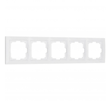 Рамка на 5 постов Werkel Snabb basic белый W0052001 4690389161452