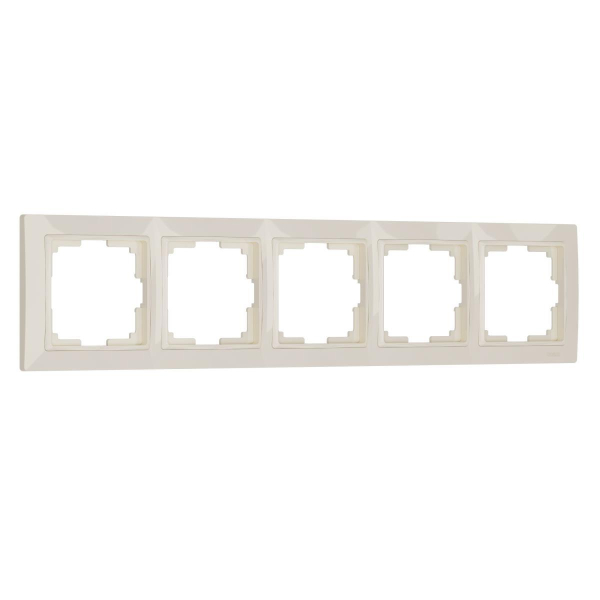 Рамка Werkel Snabb Basic на 5 постов слоновая кость W0052003 4690389161469