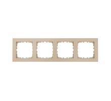 Рамка 4-постовая LK Studio (шампань) LK80 FLAT, 844406-1