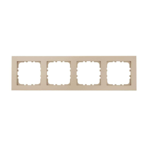 Рамка 4-постовая LK Studio (шампань) LK80 FLAT, 844406-1