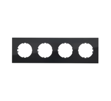 Рамка LK Studio 4-постовая квадрат (черный) Vintage-Quadro 884408-1