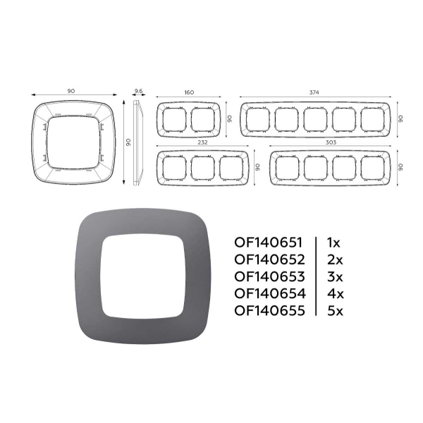 Рамка AMBRELLA VOLT OF140651