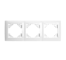 Рамка 3-постовая Stekker Эрна Элегант белый PFR00-9013-01 49631