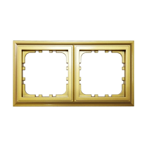 Рамка LK Studio 2-постовая (золото) LK80 CLASSIC 894226-1
