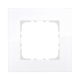 Рамка LK Studio 1-постовая, натуральное стекло (белый) LK80 844113-1