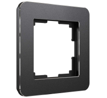 Рамка Werkel Platinum на 1 пост черный алюминий W0012608 4690389184420