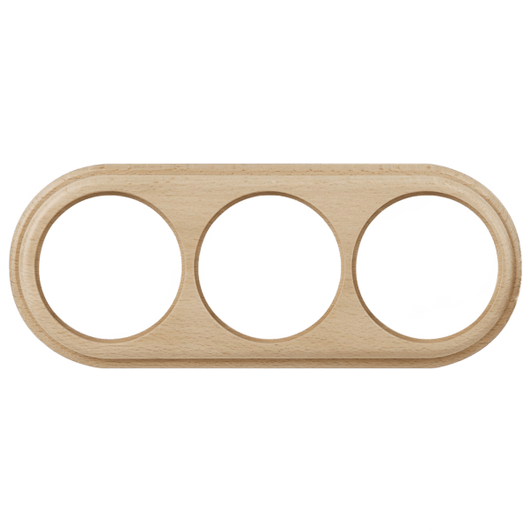 Рамка Werkel Legend на 3 поста светлый бук W0035224 4690389166587