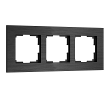 Рамка Werkel AluMax на 3 поста черный алюминий W0033508 4690389204074