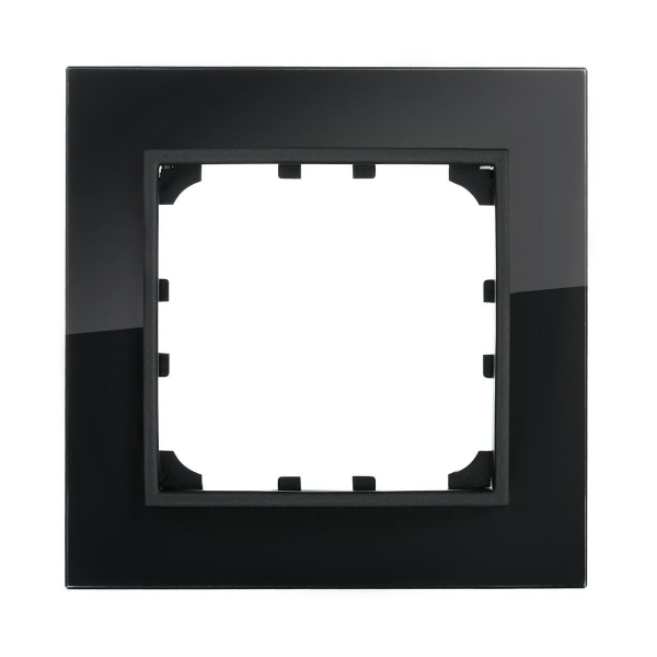 Рамка LK Studio 1-постовая из натурального темного стекла LK60 864110-1 Рамка LK Studio 1-постовая из натурального темного стекла LK60 864110-1