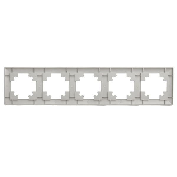 Рамка 5-постовая Stekker Катрин серебро PFR00-7005-03 39801
