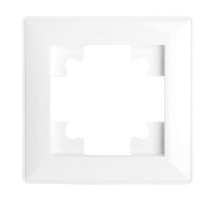 Рамка 1-постовая Stekker Катрин белый PFR00-7001-01 39792