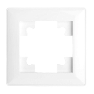 Рамка 1-постовая Stekker Катрин белый PFR00-7001-01 39792