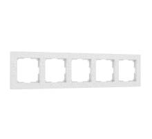 Рамка Werkel Hammer на 5 постов белый W0052401 4690389163531