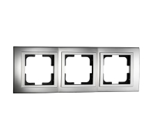 Рамка 3-постовая Mono Electric Chrome хром 106-410000-162