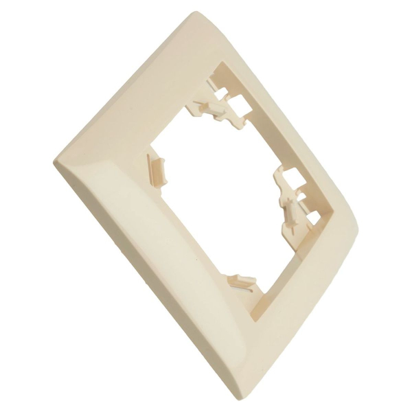Рамка 1-постовая Stekker Эрна Элегант слоновая кость PFR00-9011-02 49666
