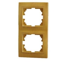 Рамка 2-ая вертикальная Lezard Mira ольха 701-0701-152