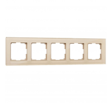 Рамка Werkel Favorit на 5 постов шампань W0051111 4690389160134