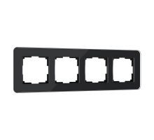 Рамка Werkel Elite на 4 поста черный W0042448 4690389196232