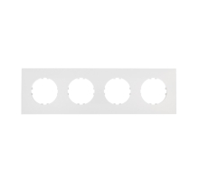 Рамка LK Studio 4-постовая квадрат (белый) Vintage-Quadro 884404-1