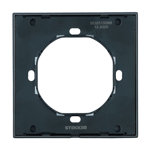 Рамка 1-местная, Stekker Мия, PFR00-3001-05, черный бархат 50461