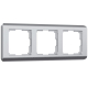 Рамка на 3 поста Werkel Stream серебряный W0032106 4690389162282