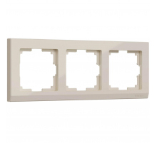 Рамка на 3 поста Werkel Stark слоновая кость W0031803 4690389161841
