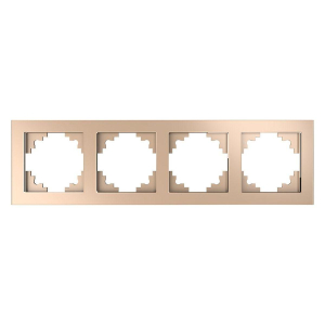 Рамка 4-постовая Stekker Катрин шампань GFR00-7004-02 39530
