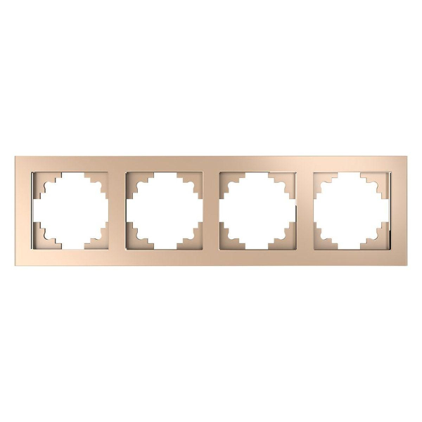 Рамка 4-постовая Stekker Катрин шампань GFR00-7004-02 39530