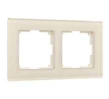 Рамка на 2 поста Werkel Favorit молочный W0021141 4690389183409