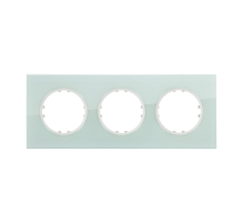 Рамка LK Studio 3-постовая квадрат из натурального светлого стекла Vintage 884311-1