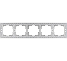 Рамка Werkel Antik на 5 постов жемчужный WL07-Frame-05 4690389063534