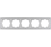 Рамка Werkel Antik на 5 постов жемчужный WL07-Frame-05 4690389063534